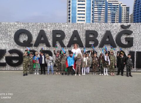 Birincilər Hərbi Qənimətlər Parkını ziyarət etdi – FOTOLAR