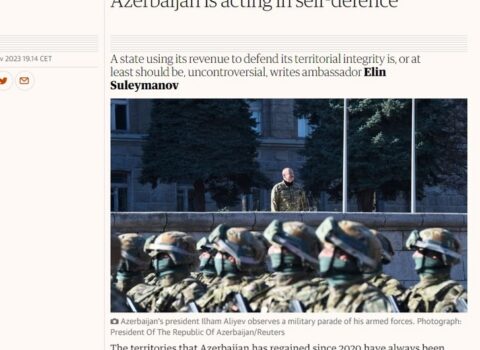 “The Guardian”da Azərbaycan əleyhinə yazılmış məqalələrə CAVAB