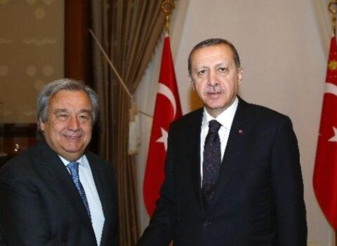 Ərdoğan BMT Baş katibi ilə müzakirə apardı