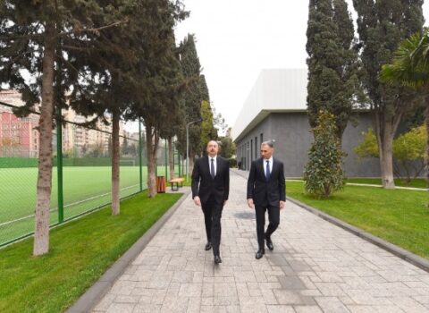 Prezident Təlim-Məşq Mərkəzində yaradılan şəraitlə tanış oldu – FOTOLAR