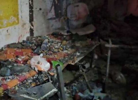 Qəzzada məktəb binası bombalandı