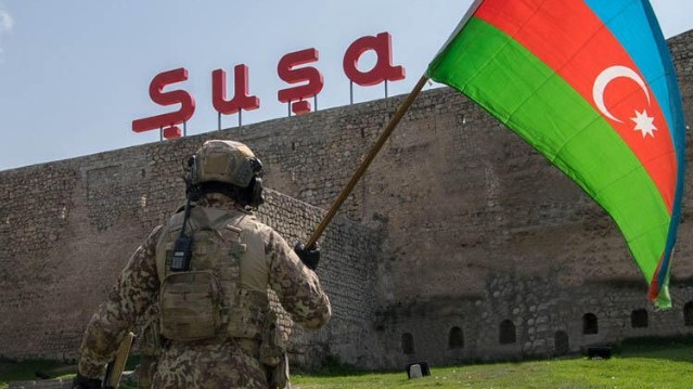 Şuşanın işğaldan azad olunmasından 3 il ötür Şuşanın işğaldan azad olunmasından 3 il ötür