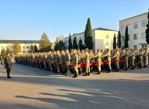 Ordumuzda andiçmə mərasimləri keçirildi – FOTOLAR