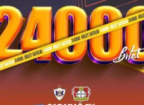 “Qarabağ” – “Bayer” oyununa satılmış biletlərin sayı açıqlandı