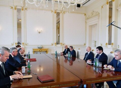 İlham Əliyev Britaniyanın dövlət nazirini qəbul etdi