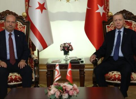 Ersin Tatar Ərdoğanla görüşdü