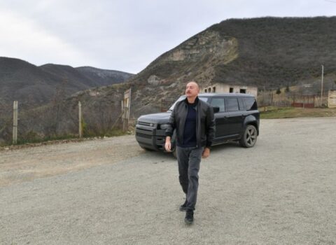 Prezident İlham Əliyev Xocalı rayonunun Naxçıvanlı kəndində olub