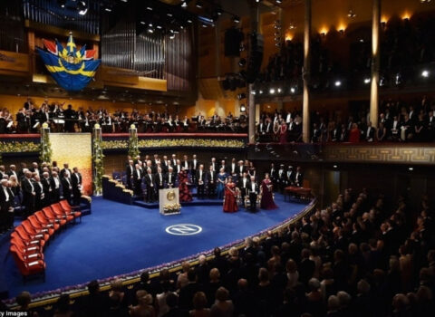 Stokholmda Nobel mükafatının təqdimetmə mərasimi keçirildi