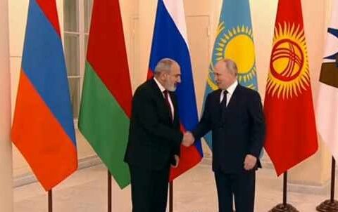Putin Paşinyanı belə qarşıladı – VİDEO