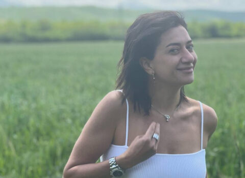 Anna Akopyan “Basqalı” sədaları altında rəqs elədi – VİDEO