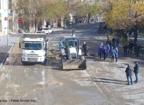 Bu yolda məhdudiyyət tətbiq edildi – FOTO
