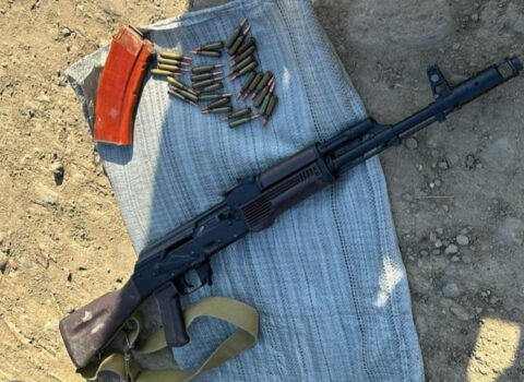 Gəncə sakinindən avtomat götürüldü