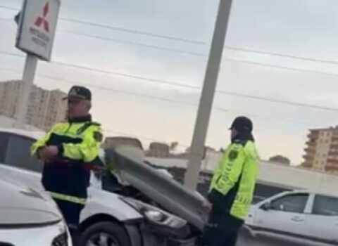 Xırdalan dairəsində ağır qəza – FOTO