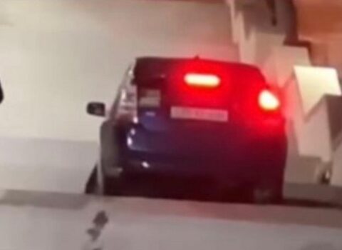Piyada keçidində avtomobil idarə edən sürücü həbs edildi