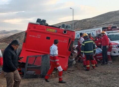 İranda sərnişin avtobusu aşdı – 7 ölü