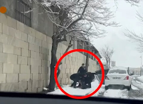Bakıda silahlı şəxslər belə tutuldu – Əməliyyat görüntüsü