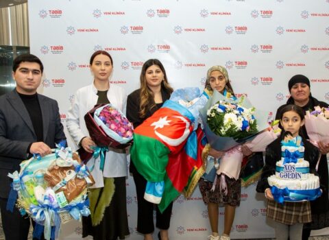 Şəhidin övladı dünyaya gəldi – FOTO