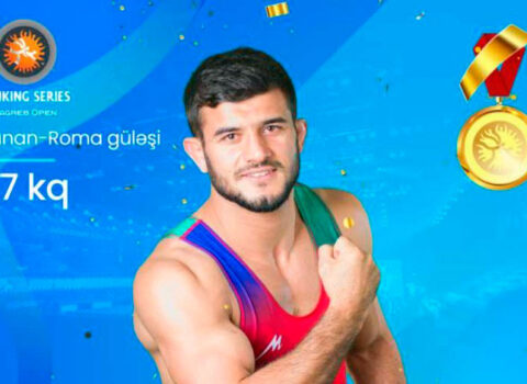 Güləşçimiz Xorvatiyada qızıl medal qazandı