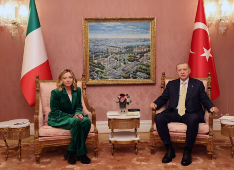 Ərdoğan İtaliyanın Baş naziri ilə görüşdü