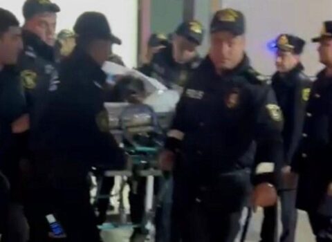 Polis əməkdaşları yanğınla əlaqədar təhlükəsizlik tədbirləri görüblər