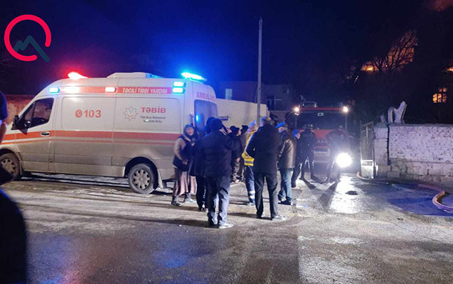 “Yanan binada məcburi köçkünlər yaşayır” – Nazirlik “Yanan binada məcburi köçkünlər yaşayır” – Nazirlik