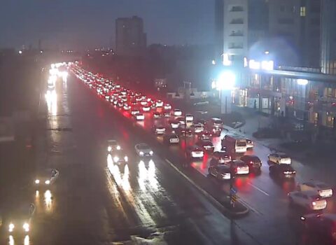 Bakıda sıxlıq müşahidə edilən YOLLAR