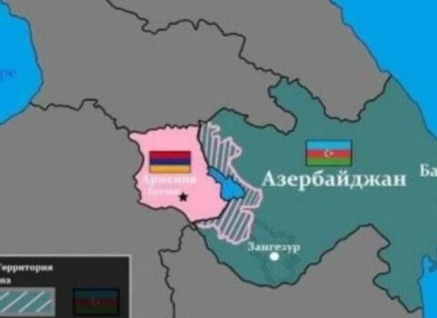Voskanyan tarixi xəritəni yaydı: Ermənistan budur