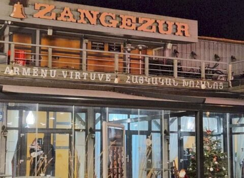 Ermənilər Latviyada “Zangezur” adlı restoran açdılar