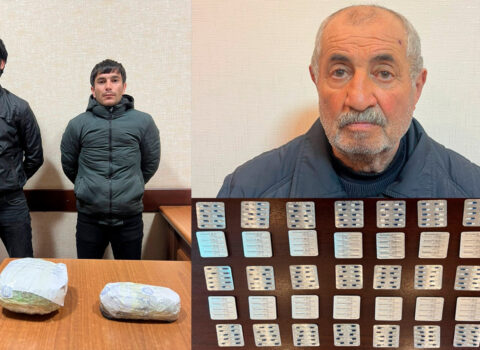 Narkokuryerliyə görə saxlanılan şəxslərdə 3 kq narkotik aşkarlandı