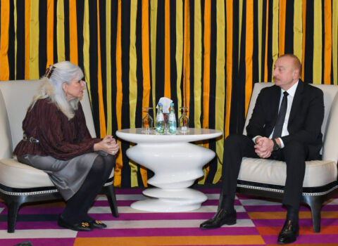 İlham Əliyev Münxendə “The Rockefeller Foundation”ın baş vitse-prezidenti ilə görüşdü – Foto