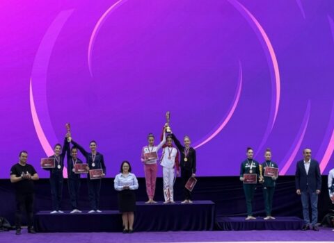 Gimnastlarımız gümüş medal qazandı
