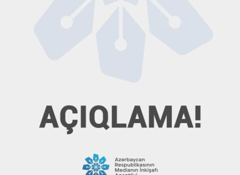 Medianın İnkişafı Agentliyi AÇIQLAMA YAYDI