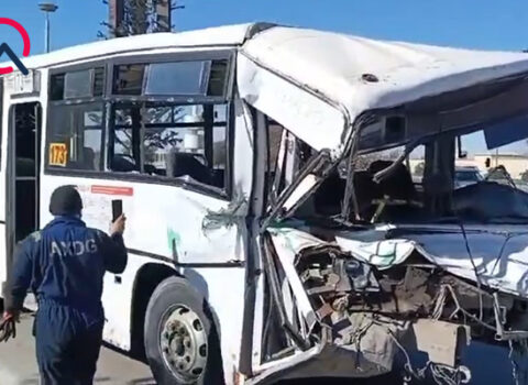 Bakıda marşrut avtobusu ağır qəzaya düşdü, YARALILAR VAR  – VİDEO