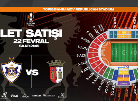 “Qarabağ” – “Braqa” matçının biletləri satışa çıxarıldı