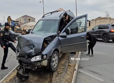 Şəmkirdə minik avtomobili aşdı, sürücü öldü