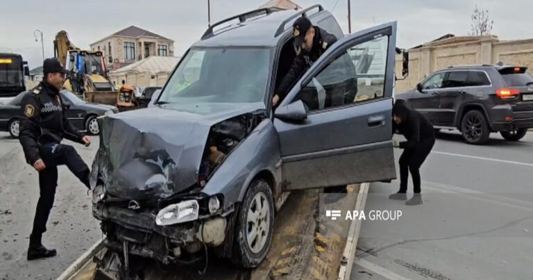 Şəmkirdə minik avtomobili aşdı, sürücü öldü