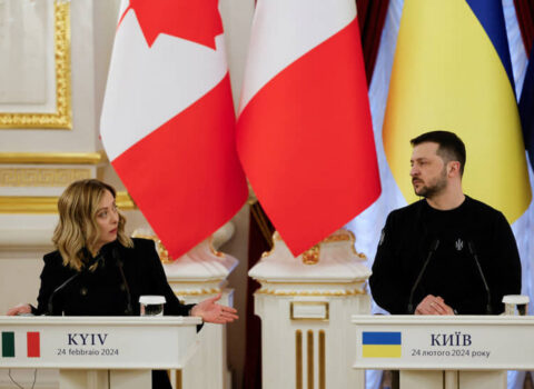 İtaliya Ukrayna ilə təhlükəsizlik müqaviləsi imzaladı