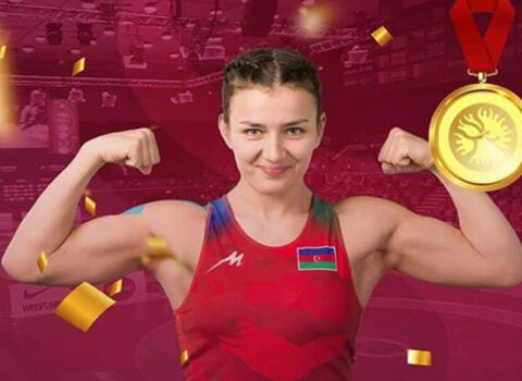 Daha bir qadın güləşçimiz qızıl medal qazandı