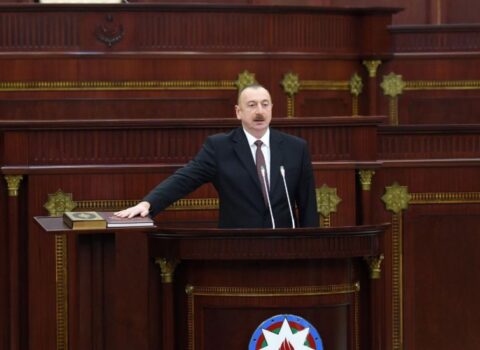 Prezident İlham Əliyev and içib – YENİLƏNİB