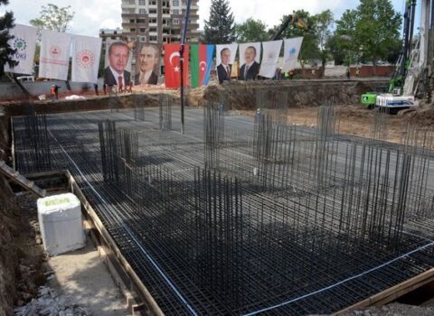 Kahramanmaraşda inşa edilən Azərbaycan məhəlləsindən yeni görüntülər – VİDEO