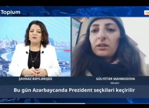Xədicə İsmayılın müxbirindən etiraf: “Seçkidə heç bir məhdudiyyət yaradılmır” – VİDEO