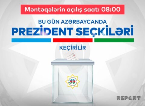 Azərbaycanda növbədənkənar prezident seçkiləri üzrə səsvermə başlayıb