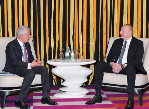 Prezident Almaniyadadır – FOTO