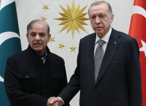 Ərdoğan Şəriflə danışıqlar apardı