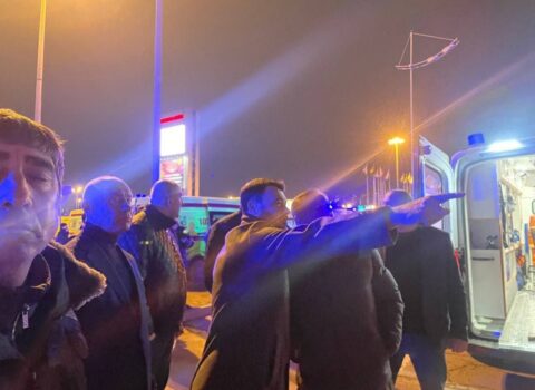 Emin Ağalarov “Crocus City Hall”a gəldi