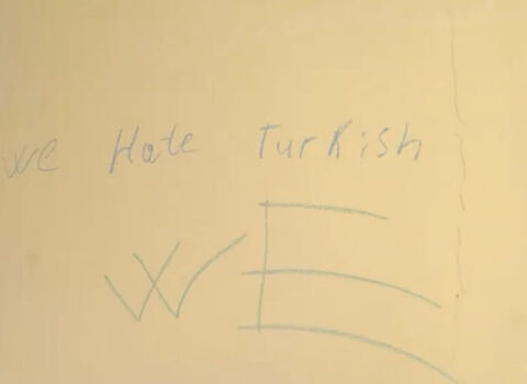 Xankəndidə türklərə qarşı nifrət yazıları – VİDEO
