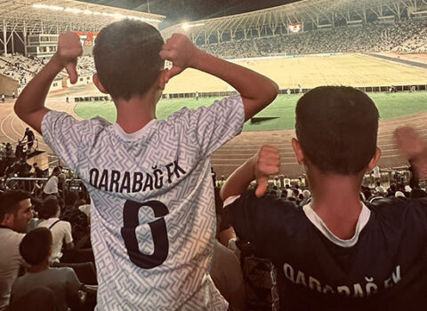“Qarabağ”ın məğlubiyyətinə ağlayan uşaqlar futbolçu imiş – FOTOLAR