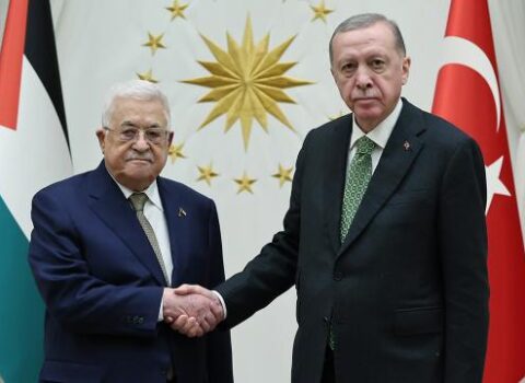 Mahmud Abbas Ərdoğanla görüşdü