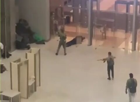  “Crocus”da terrorçuların çəkdiyi görüntülər yayıldı – VİDEO
