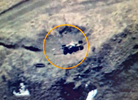 Ermənistan silahlı qüvvələrinə məxsus artilleriya qurğuları aşkar edildi – FOTO